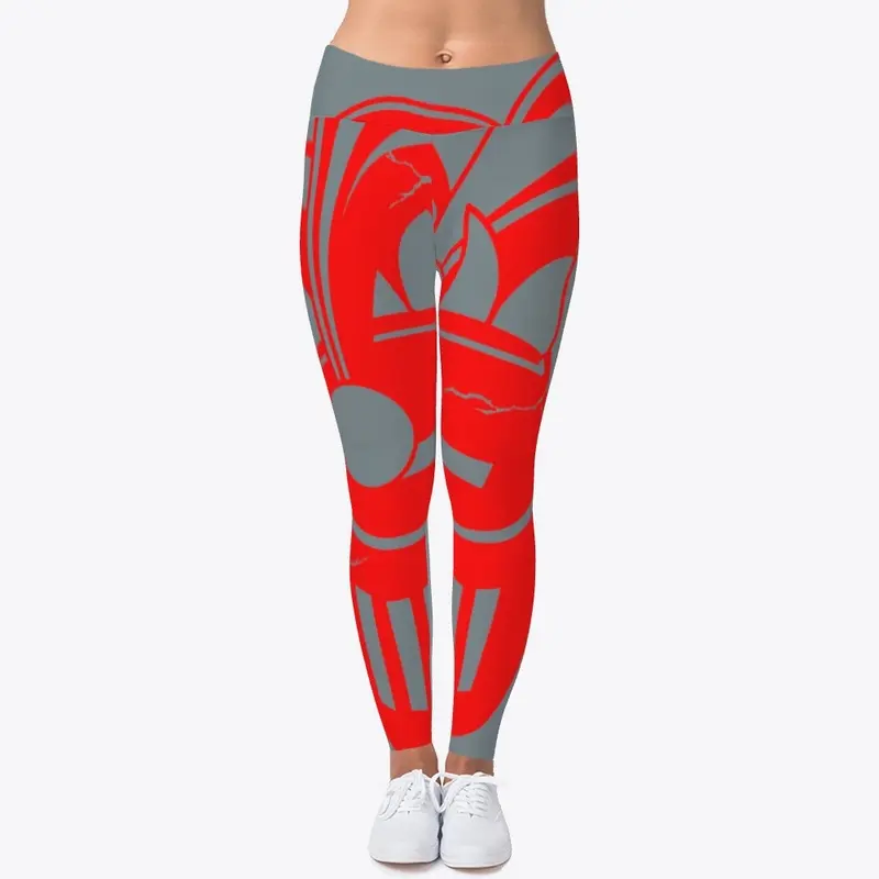 Red Jester Knight Leggings